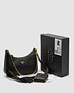 💎 Prada Re-Edition 2005 Saffiano Leather Bag 23 x 12 x 6 см, фото 4