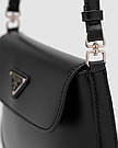 💎 Prada Cleo Lacquered Leather Mini Bag Black 22 х 17 х 3 см, фото 2