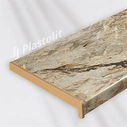 Підвіконня ПВХ PLASTOLIT Classic Глянцеве Мармур Версалес
