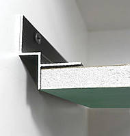 Профіль тіньового шва 10 мм чорний 3,0 м