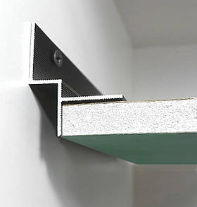 Профіль тіньового шва 10 мм чорний 3,0 м