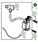 Котушка (модуль) запалювання до мотоблоку Husqvarna TF545P