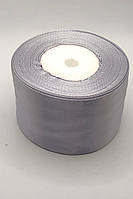 Стрічка атласна сіра 5 см
