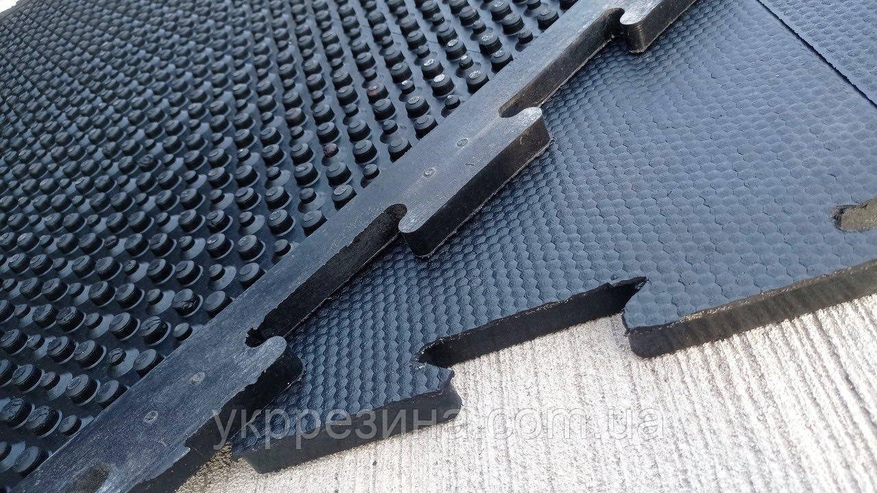 Покриття гумове для корів, свиней, коней 1830х1230х30мм, фото 1