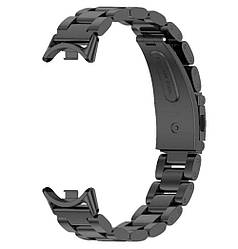 Металевий ремінець Mijobs для фітнес браслета Xiaomi Smart Band 10 - Black