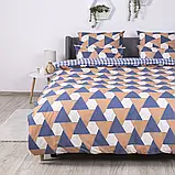 Комплект постільної білизни Ранфорс Delta Євро розмір, нав 70х70 см, фото 2