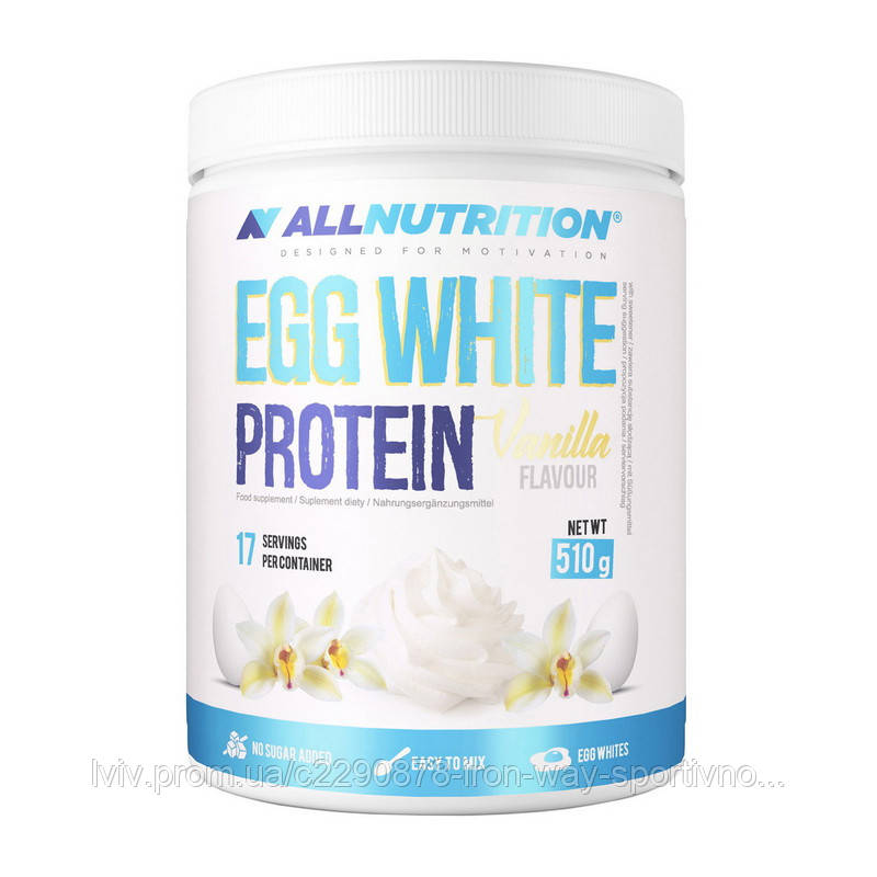 All Nutrition Egg White Protein (510 g, vanilla), фото 1
