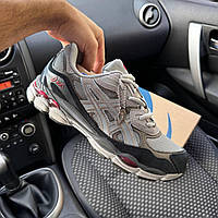 Сірі замшеві чоловічі кросівки ASICS Gel - NUK демісезонні повсякденні асікс гель