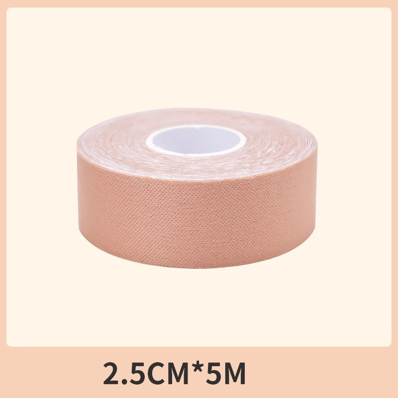 Кінезіо тейп для обличчя та пальців рук. Косметична стрічка для підтяжки і захисту від травм 5м на 2,5см, фото 1