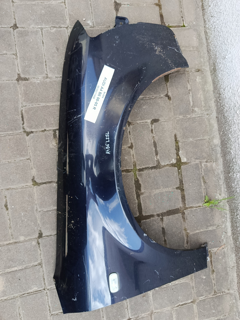 №484 Крило переднє праве 8E0821106B для Audi A4 B6 00-05, фото 1