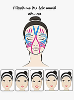 Кінезіо тейп для обличчя та пальців рук набір 50 шт. Косметична стрічка для підтяжки і від травм, фото 9