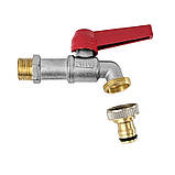 ORSO Кран поливу  1/2 з швидко зьемн. конектором 100шт/10шт, фото 2