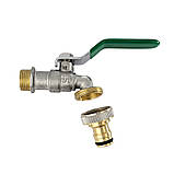 Кран поливу 1/2 з швидко зьемн. конектором СТЛ (100шт), фото 2