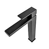 Змішувач для умивальника MONE Deluxe BERYL 1392392B-A Black, фото 3