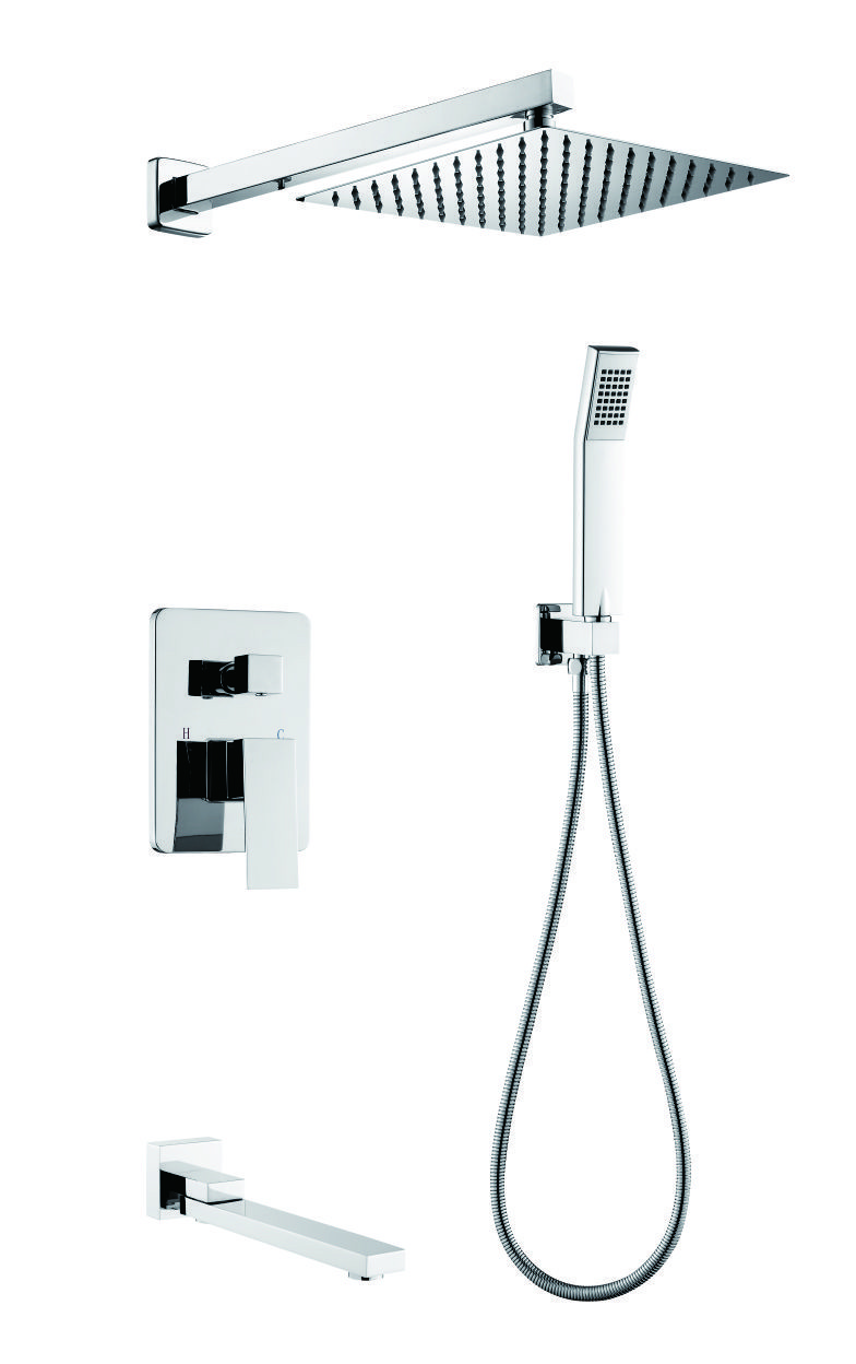 Душова система MONE Deluxe прихованого монтажу BERYL 8313332C-R 1002 Chrome, фото 1