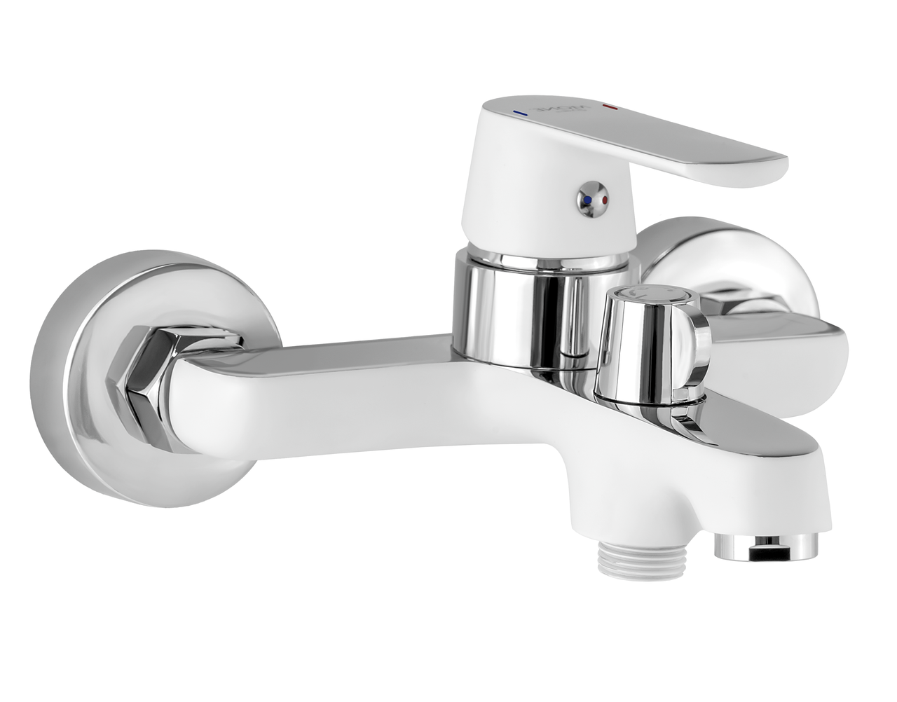 Змішувач для ванної MONE Delux CLOE 6374355CW White+Chrome, фото 1