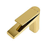 Змішувач для умивальника MONE Deluxe KAREN 1385385G GOLD, фото 3
