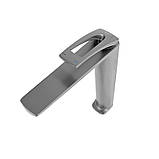 Змішувач для умивальника MONE Deluxe KINGDOM 1381381GR-A Gun Gray, фото 3