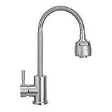 Змішувач кухонний MONRO ESA 7034 з нержавіючої сталі, фото 2