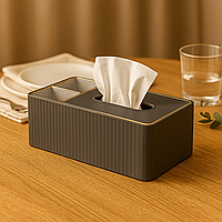 Серветка на 3 відділення для кафе та ресторану 27 см прямокутний органайзер для серветок, короб, контейнер
