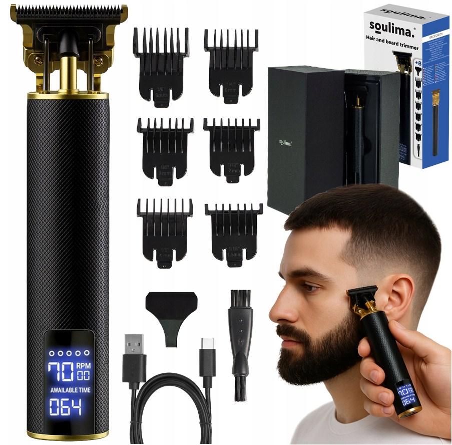 Машинка для стрижки волосся та бороди SOULIMA 25429, фото 1