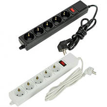 Подовжувач електричний на 5шт/2м із захистом від перевантажень 501 MZOPT