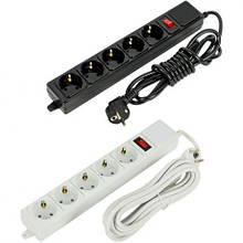 Подовжувач електричний на 5шт/3м із захистом від перевантажень 502 MZOPT