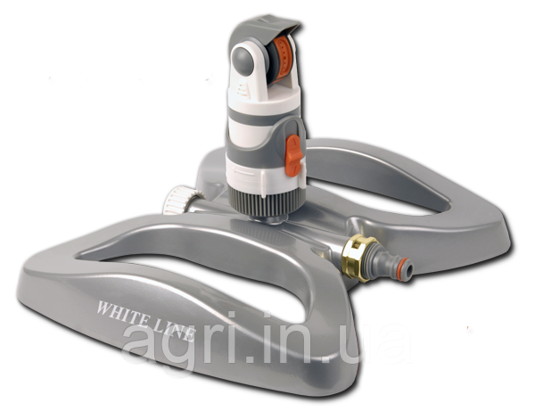 WHITE LINE Зрошувач обертовий 4-режимний на металевій основі