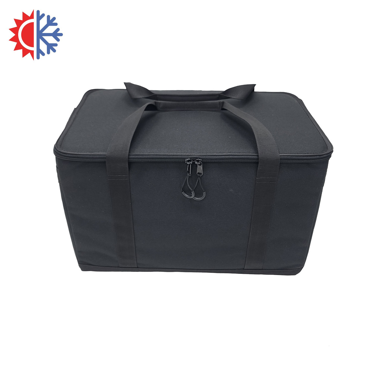 Термосумка для продуктів 60х30х30 см 52 л Чорна 603030