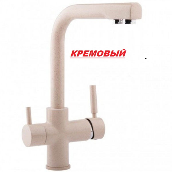 гранітний змішувач на дві води potato