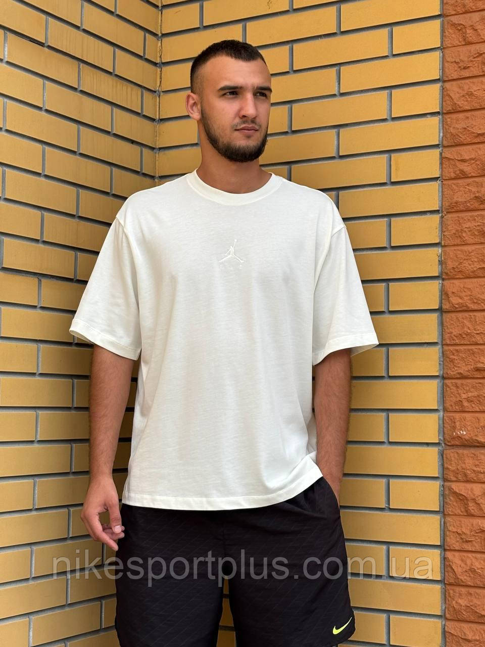 ФУТБОЛКА M J FLT ESS OVSZ SS CREW IB7345-133