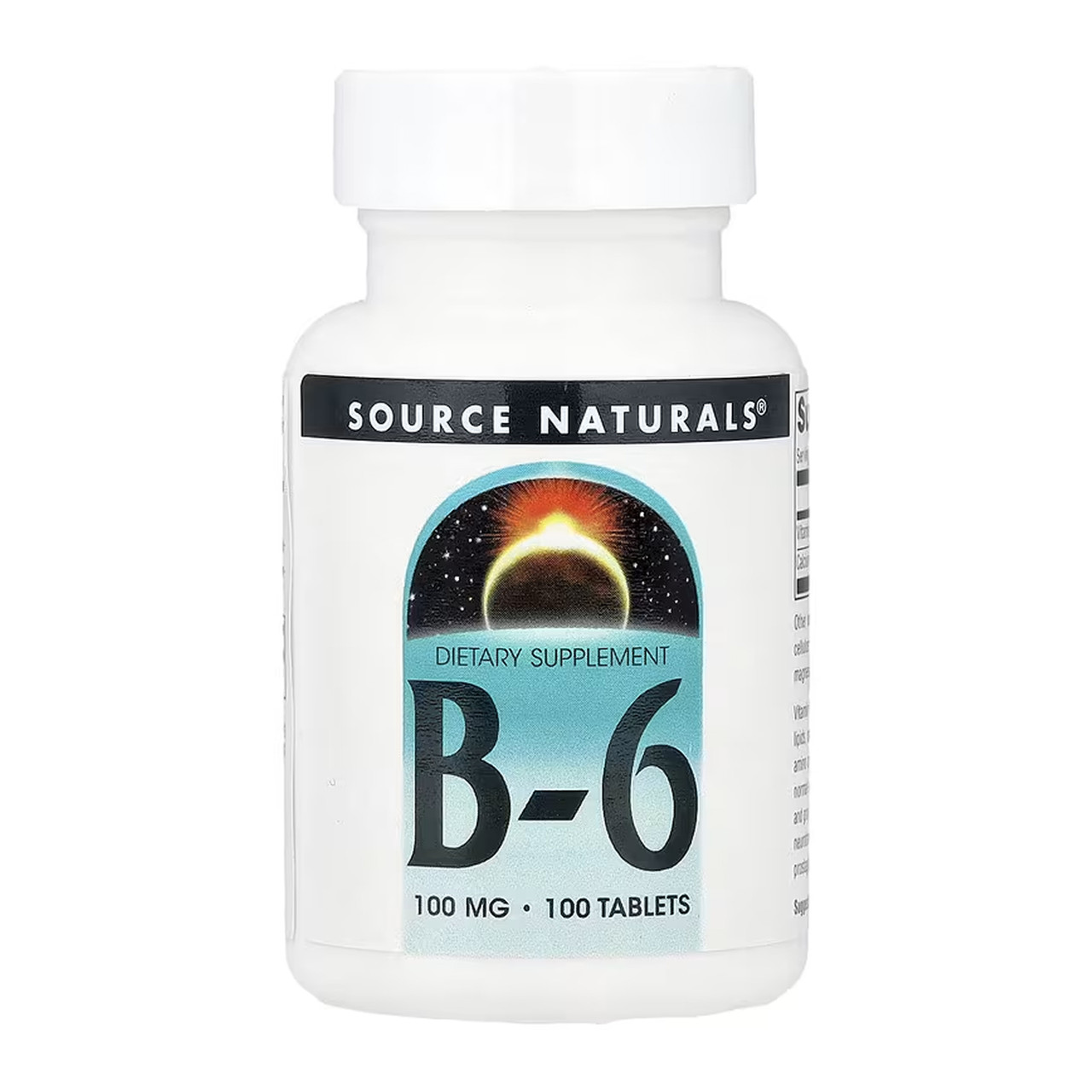 Vitamin B-6 100 mg - 100 tabs
