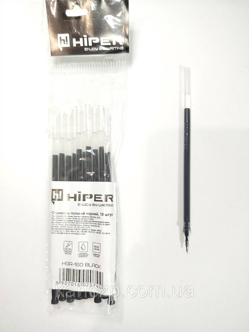 Стрижень гелевий чорний, фото 1