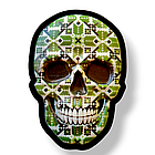 Шеврон ПВХ 3D ЧЕРЕП МІСТИЧНИЙ на липучці для велкро патч гумовий, фото 2