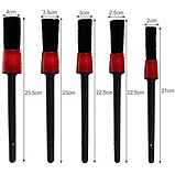 Набір для догляду за салоном автомобіля 5 шт 2-4 см Комплект по догляду за автомобільним салоном, фото 3