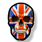 Шеврон ПВХ 3D ЧЕРЕП МІСТИЧНИЙ 2 на липучці для велкро патч гумовий, фото 2