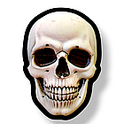 Шеврон ПВХ 3D ЧЕРЕП МІСТИЧНИЙ 3 на липучці для велкро патч гумовий, фото 2