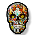 Шеврон ПВХ 3D ЧЕРЕП МІСТИЧНИЙ 4 на липучці для велкро патч гумовий, фото 2