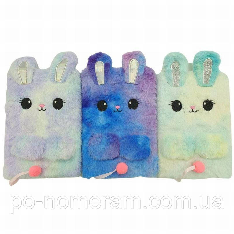 Блокнот пухнастий А5/80 JO /2221-3MRB/ Звірята # 70гр , мікс (1/100), фото 1