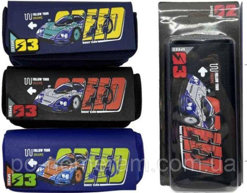 Пенал-косметичка /101/ 2змійки Машина уп.PVC, фото 1