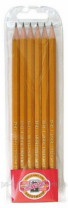 Набір графітових олівців 6шт K-I-N, фото 1