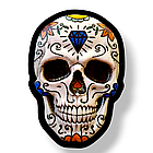 Шеврон ПВХ 3D ЧЕРЕП МІСТИЧНИЙ 7 на липучці для велкро патч гумовий, фото 2