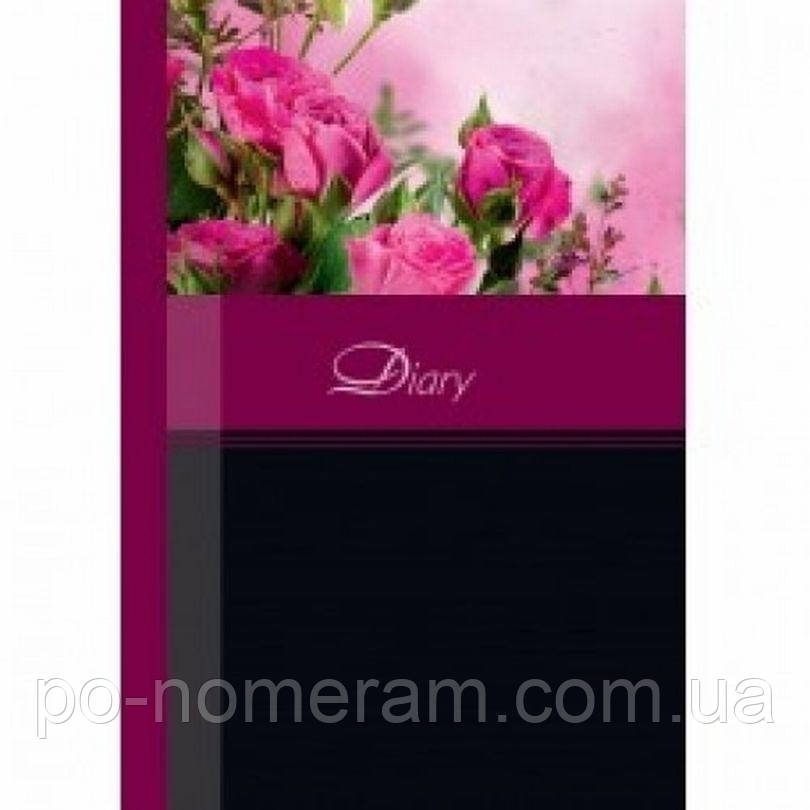 Щоденник НЕДАТ А5/320стор Рюкзачок /ДБ-1/ КВІТИ сендвіч 70 г/м2, мікс (1/6), фото 1