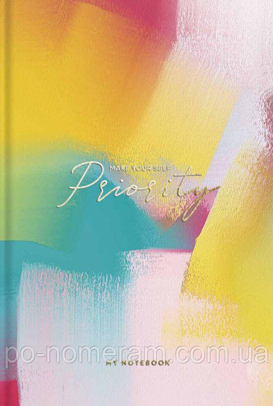 Блокнот  А5/80арк. Genius інтегр.обкл. /A5-IC-080-7053K/ # кремовий блок, 70г/м2, мат. ламінація + тиснення (1/12), фото 1