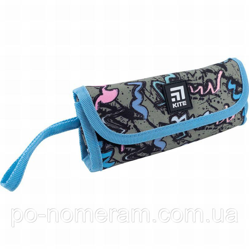 Пенал Kite /K22-653-6/ 1від,+орг.+ручка (62130) (1/50), фото 1