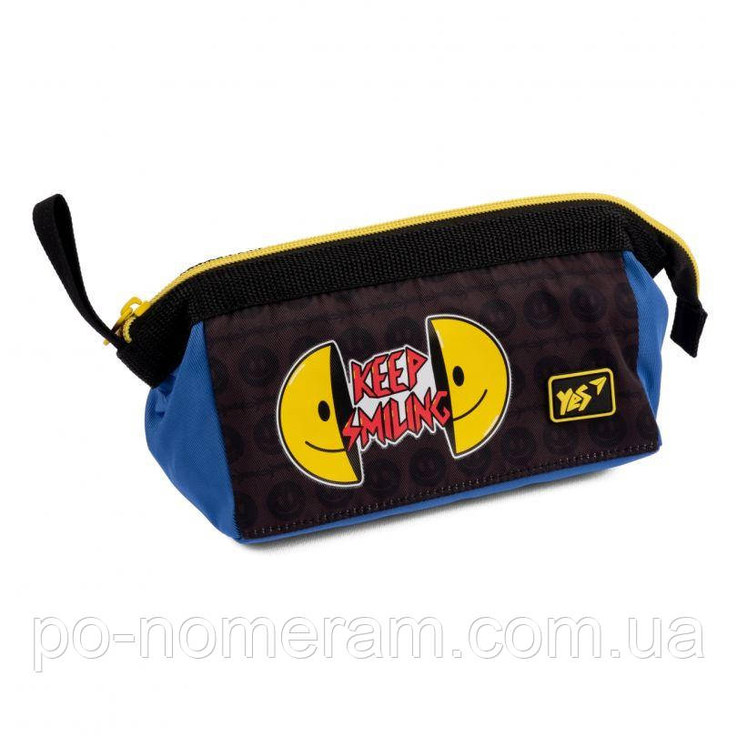 Пенал м’який YES /533511/ 1 відділення PH-26-1 Smiley World, фото 1