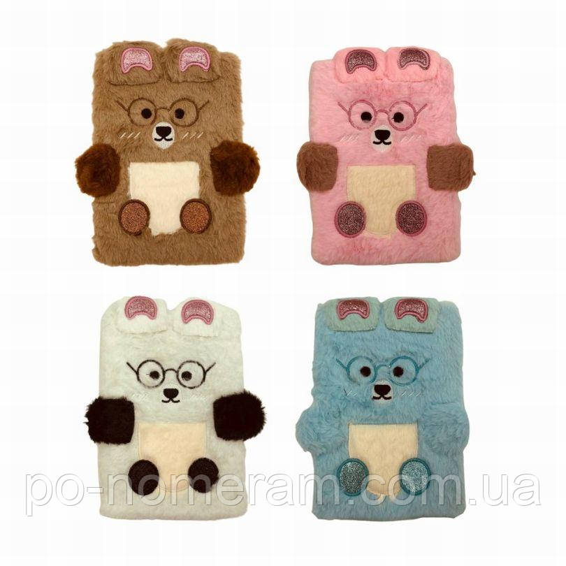 Блокнот пухнастий А5/80 JO /MRB2338-15/ Bears 70гр, мікс (1/100), фото 1