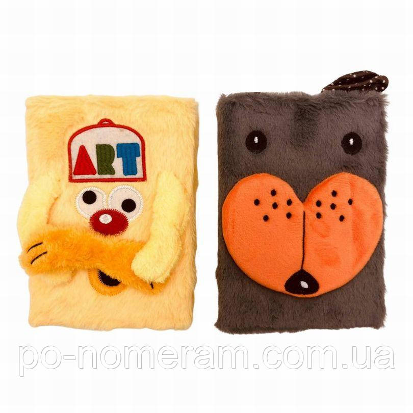 Блокнот пухнастий А5/80 JO /A5-8081/ Собачки 70гр, мікс (1/20/120), фото 1