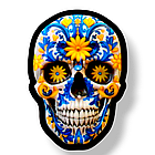 Шеврон ПВХ 3D ЧЕРЕП МІСТИЧНИЙ 9 на липучці для велкро патч гумовий, фото 2