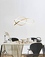 Шикарний світлодіодний підвісний світильник TUMEN, метал, золото